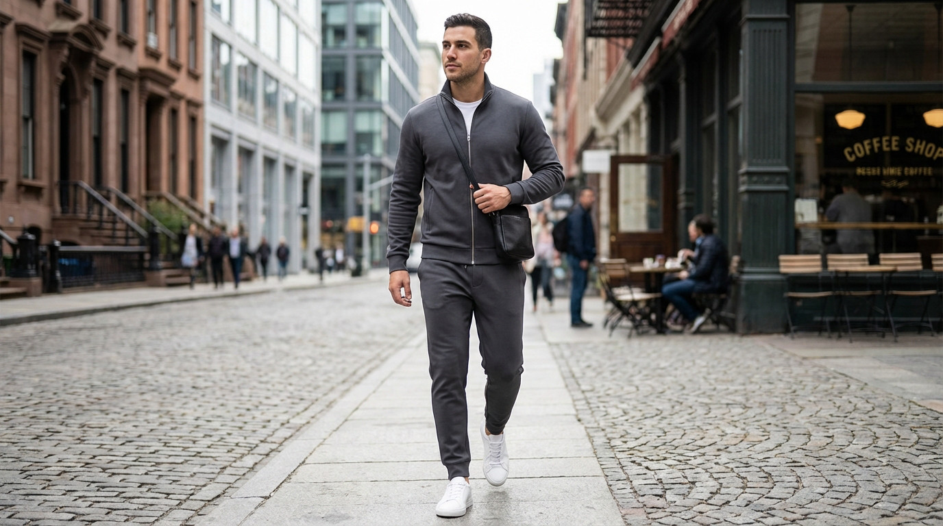 Chándal de hombre fuera del deporte: los secretos del estilo urbano